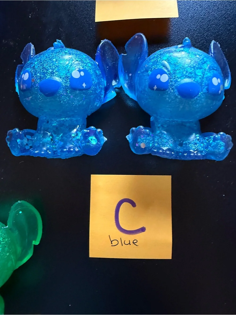 New Disney Squish a Stitch Mystery Glitter Sugar Squishy Toy Blue C